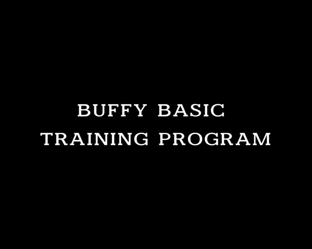 Buffy Basic Training Program